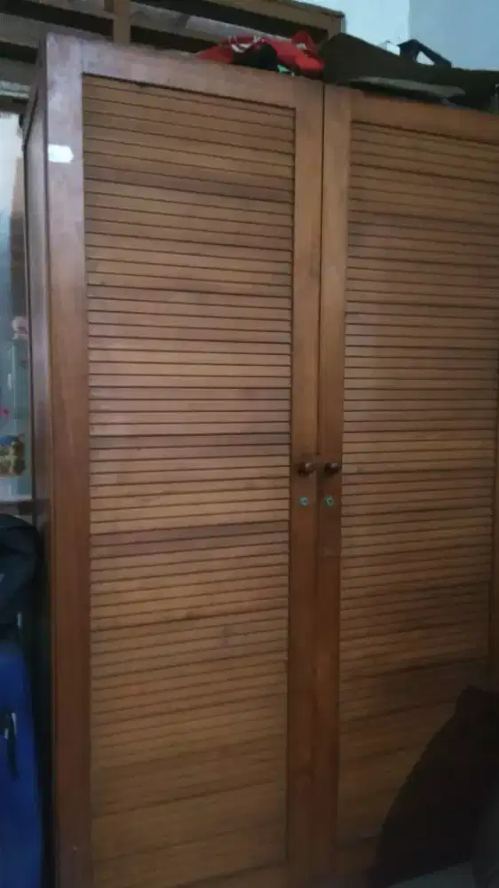 Lemari 2 pintu kayu mabel