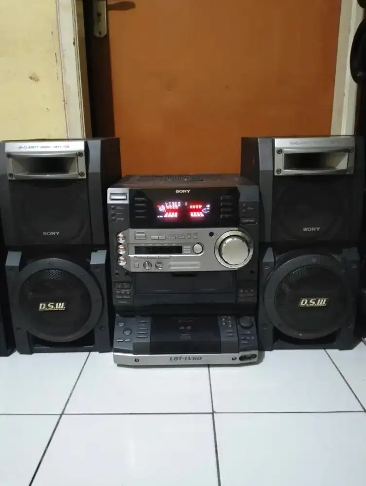Hifi sony LBT-LV60 normal sdh ada bluetooth