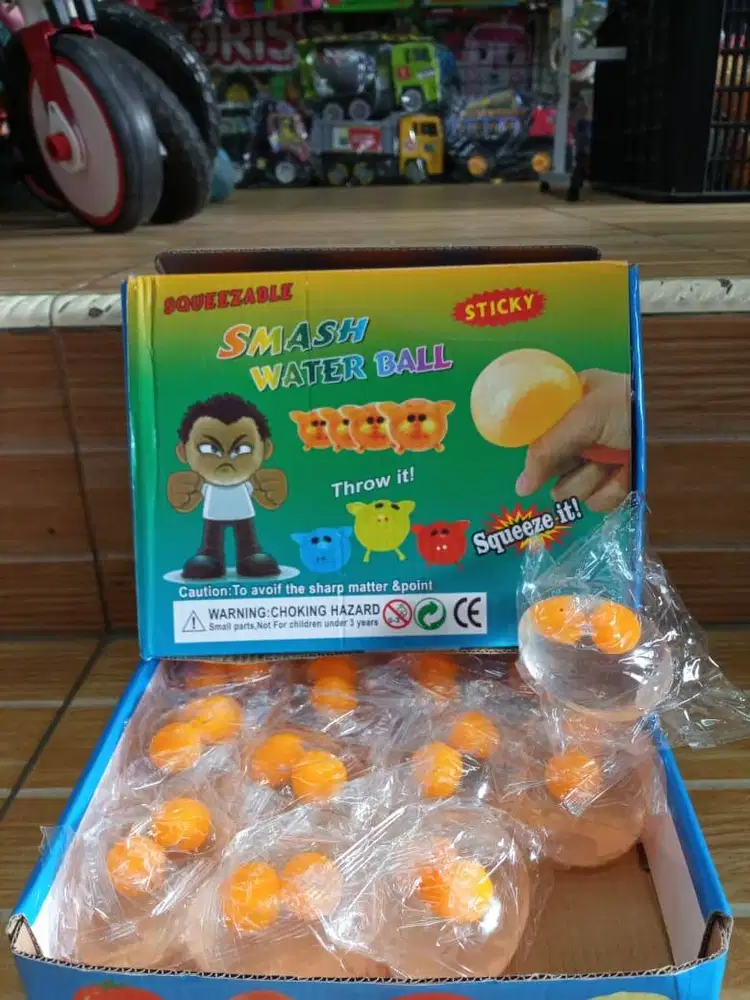 mainan anak squisi telur ayam