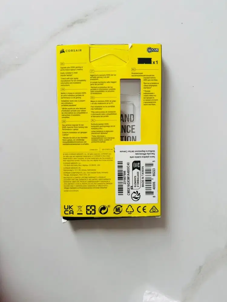 Ram laptop corsair vengeance sodimm ddr5