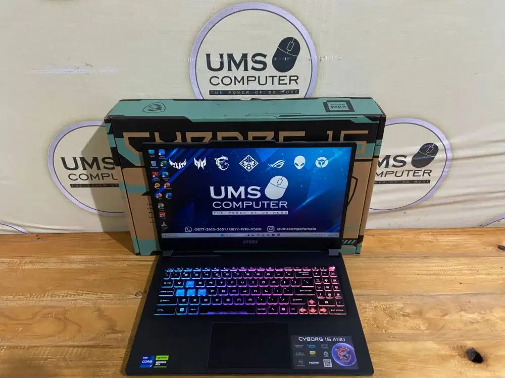 MSI Cyborg 15 A13UDX INTEL Core i7-13620H RAM 16GB SSD 512GB RTX 3050