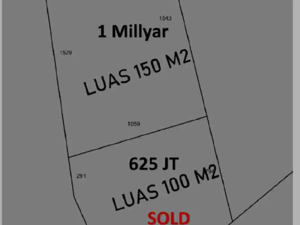 Tanah Global 1,5are di Kebo Iwa Utara