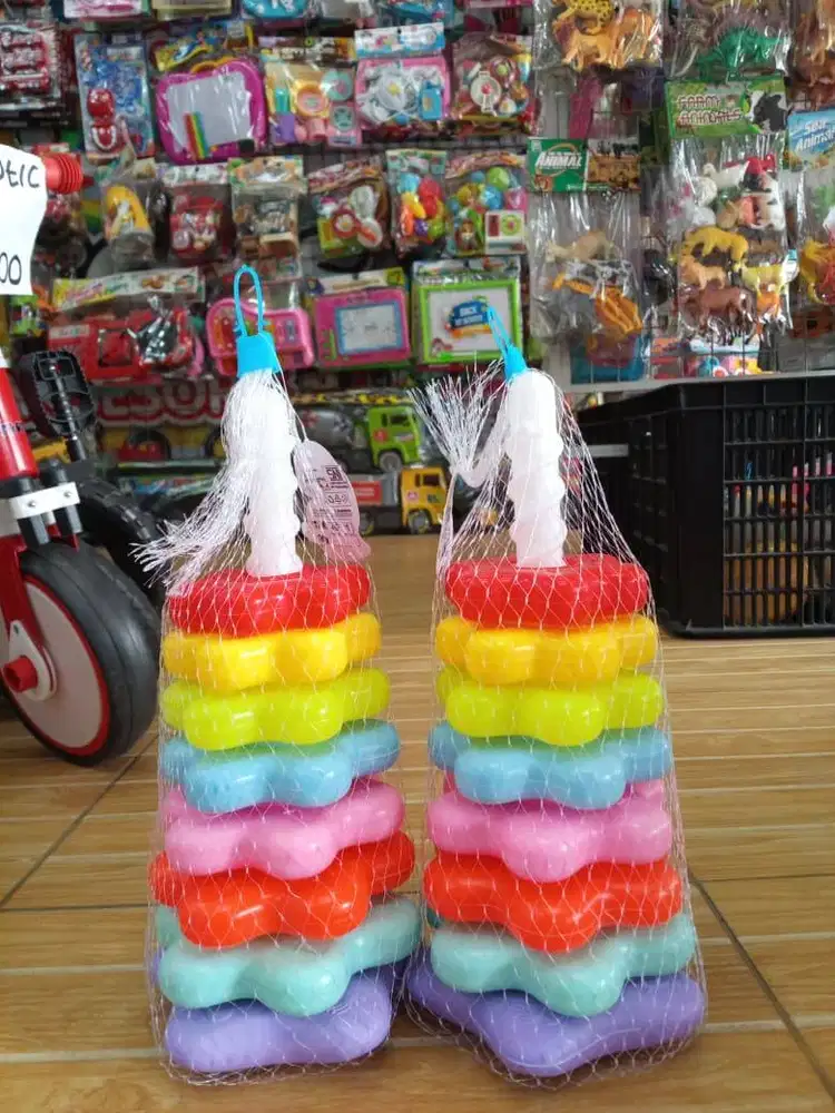 mainan anak donat putar