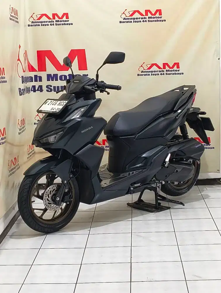 Ready Km 1 Ribu Honda new vario 160 Cbs tahun 2025 Hitam Doff