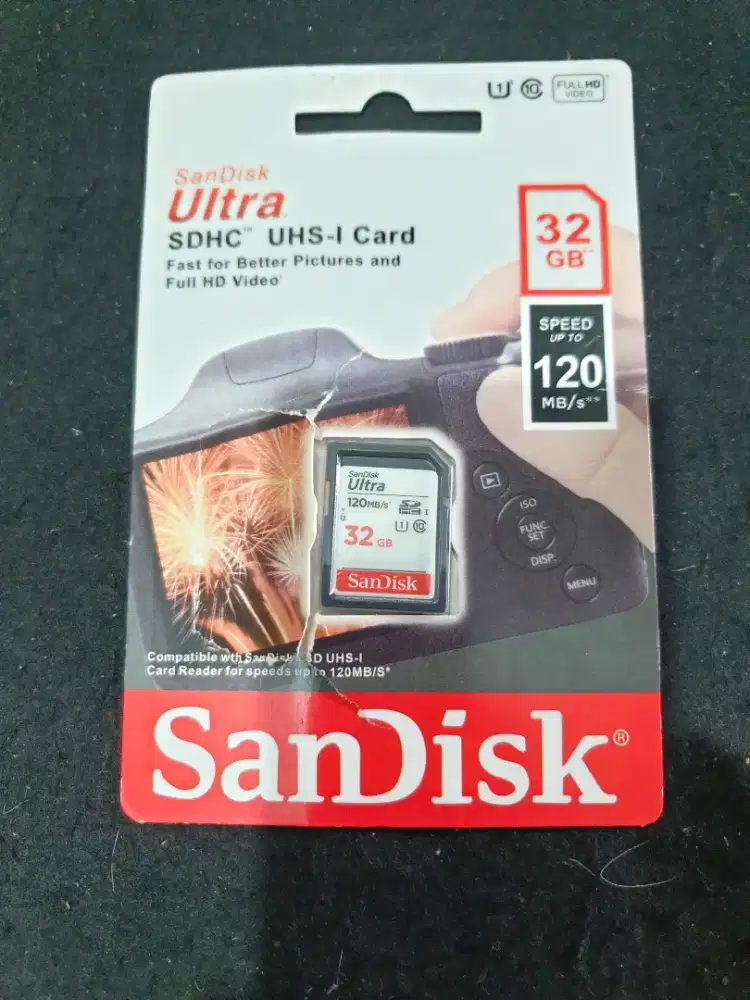 Memori card kamera digital sandisk 32gb