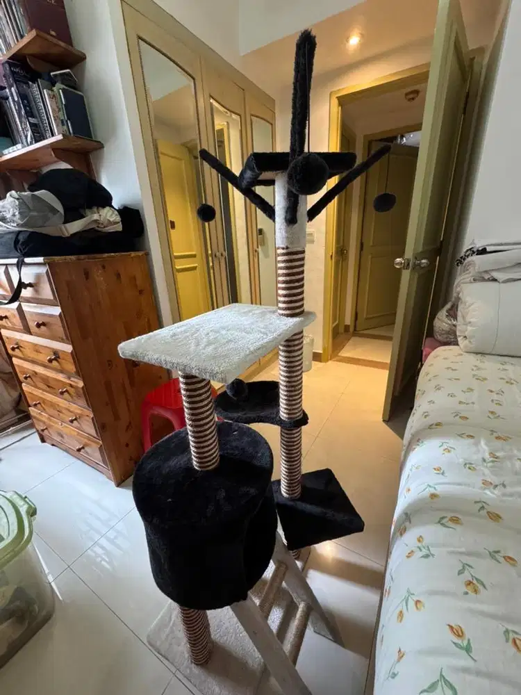 CAT TREE RUMAH POHON KUCING BELI DARI PET KINGDOM KUALITAS BAGUS