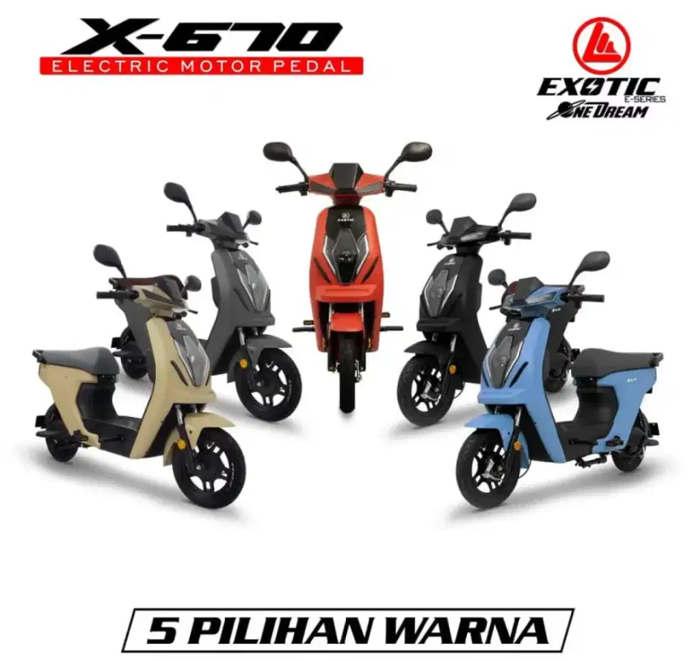 SEPEDA LISTRIK EXOTIC X-670