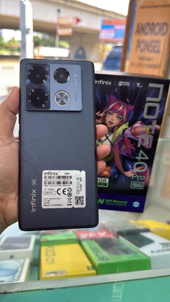 INFINIX NOTE 40 PRO 5G RAM 16/256 FULLSET MULUS BAWAAN LAHIR BISA TT