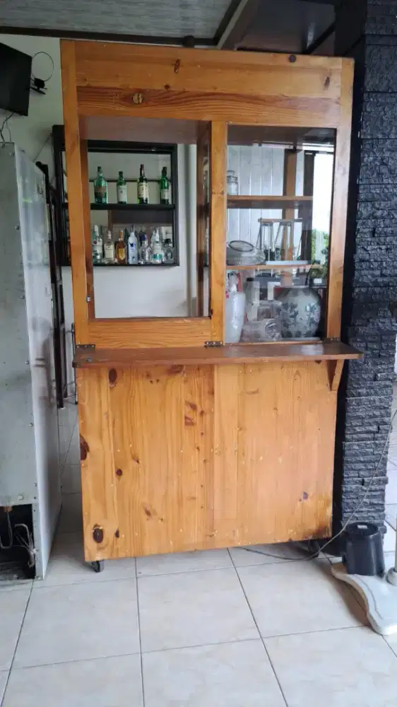 GEROBAK DAGANG 4 RODA KECIL