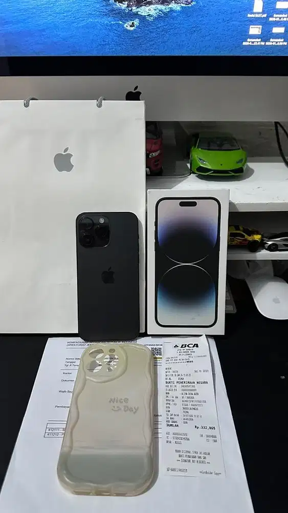 iPhone 14 Promax 256 Resmi BH 82 all part ori