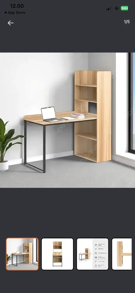 Informa Joviel Meja Kantor - Walnut