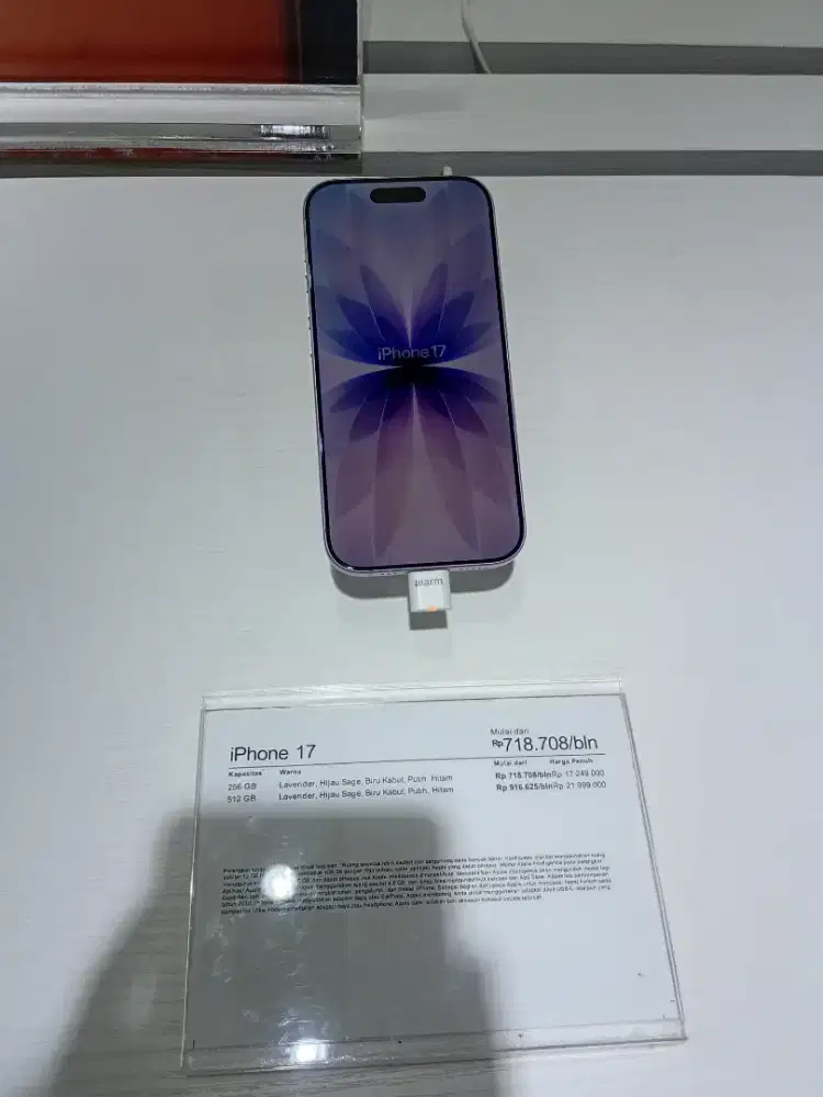 Iphone 17 warna Ungu 256 GB