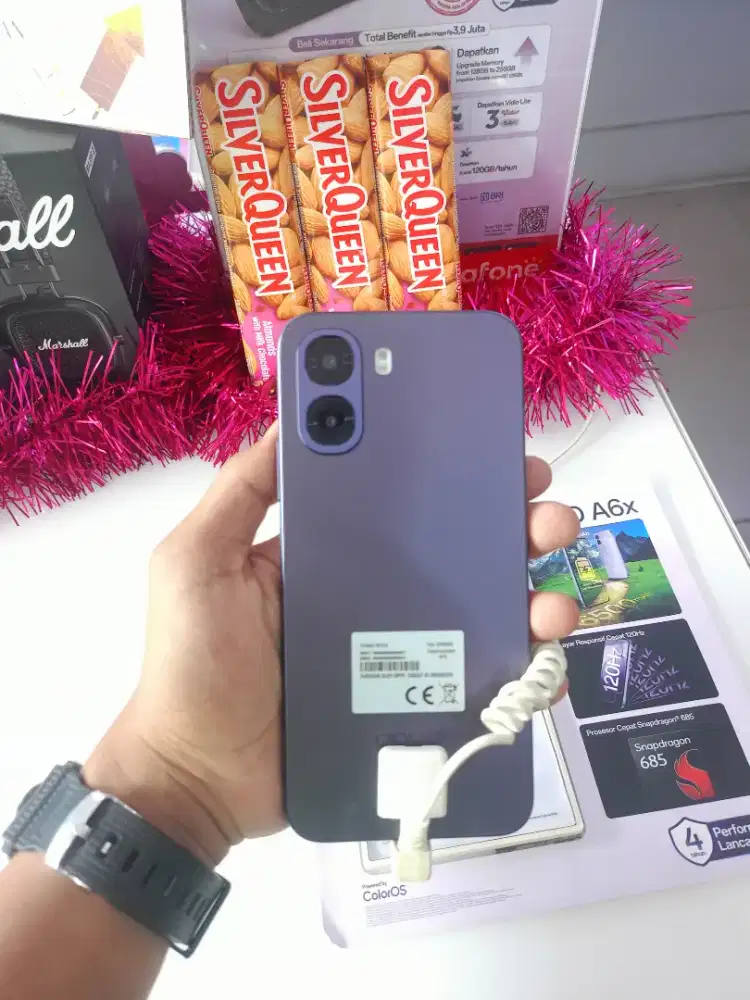 OPPO A6x 12/128GB Spesial promo bisa CICIL DENGAN BUNGA 0%