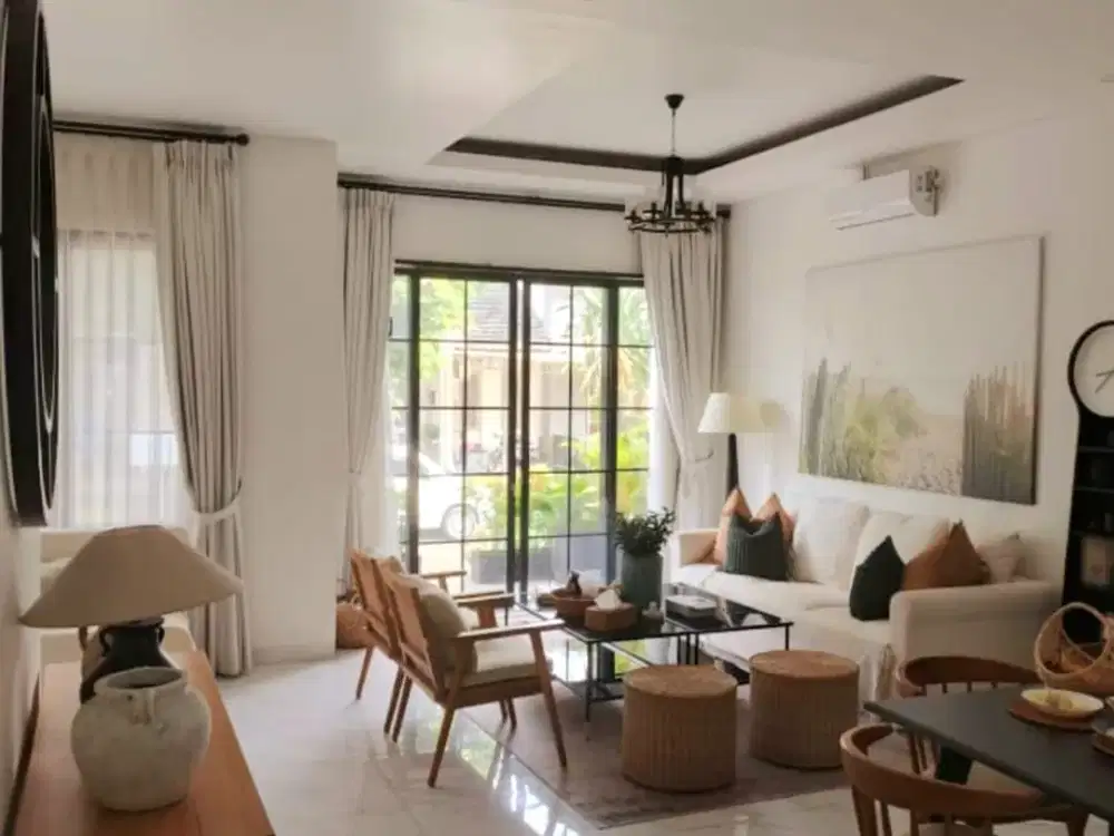 HARGA BU ! Rumah 3 Lantai Full Furnished Cluster Neo Catalina BSD City Tangerang