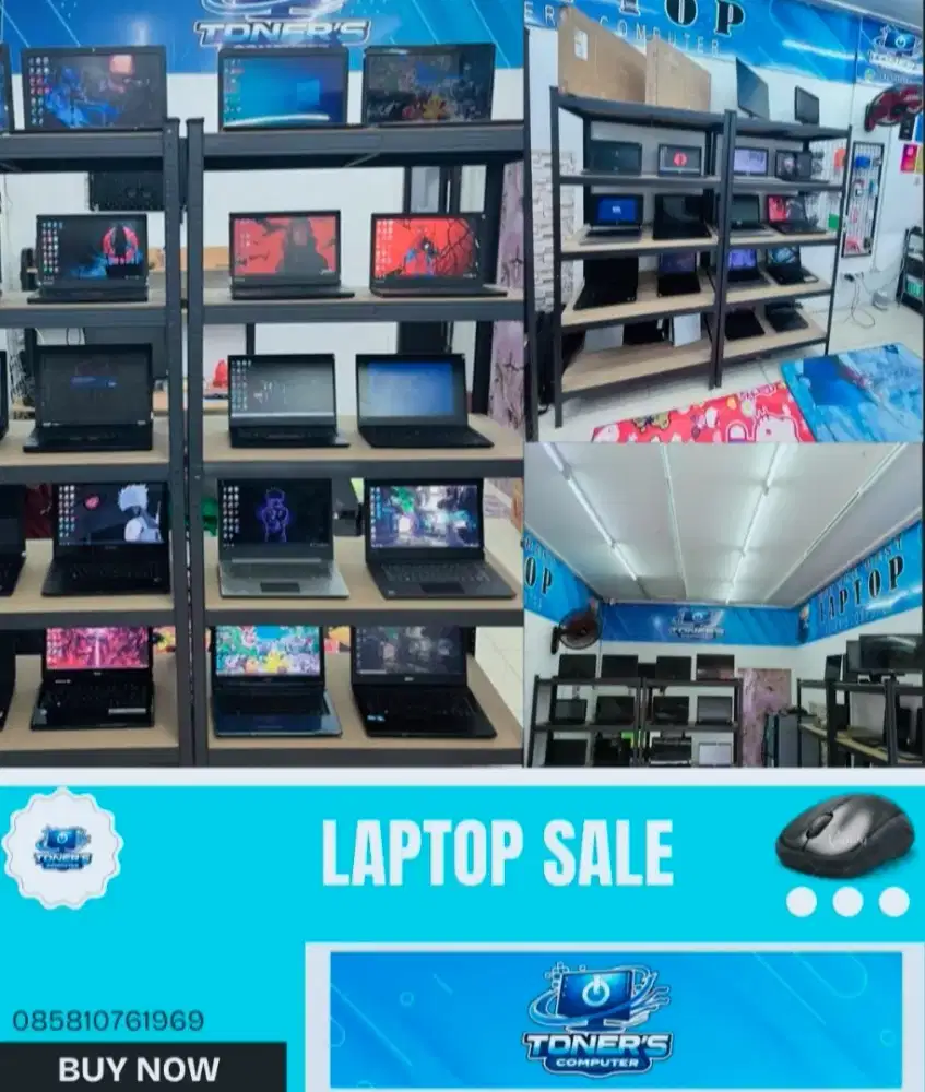 Laptop second murah meriah garansi