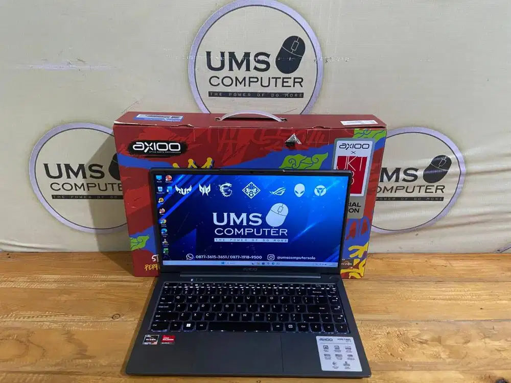 AXIOO Hype 7 X7-2 Grey AMD Ryzen 7-5825U RAM 16GB SSD 512GB FHD IPS