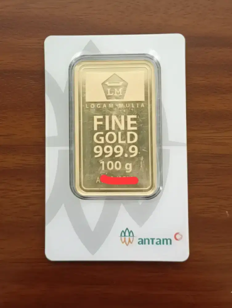 Jual logam mulia antam 100 gram