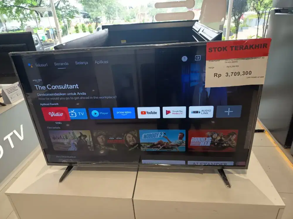 ONLY DISPLAY PANASONIC LED SMART TV 43INCH