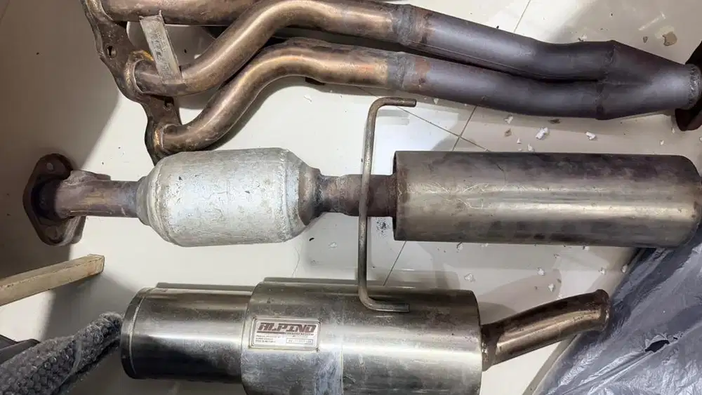 knalpot Alpino Fullsistem untuk toyota yaris bakpao