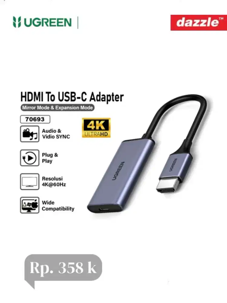 Ugreen adapter USB C to HDMI