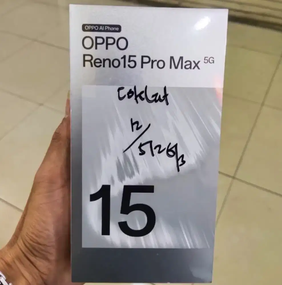 OPPO Reno 15 Pro Max 12GB+512GB BNIB Garansi Resmi Indonesia