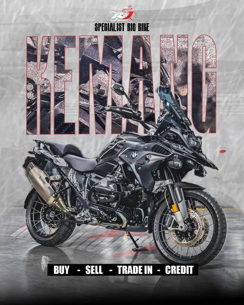 BMW GS K50 K 50 Keyless Triple Black 2023 Knalpot Akrapovic