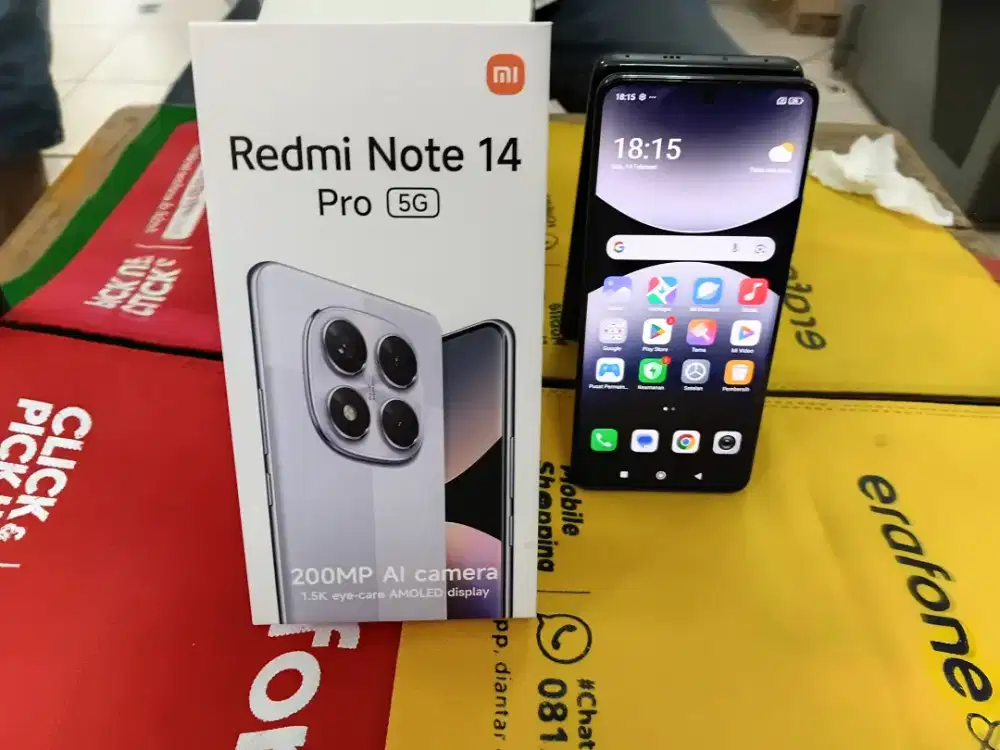 Redmi Note14 Pro 5G Ram 12 /512 gb mulus lengkap normal