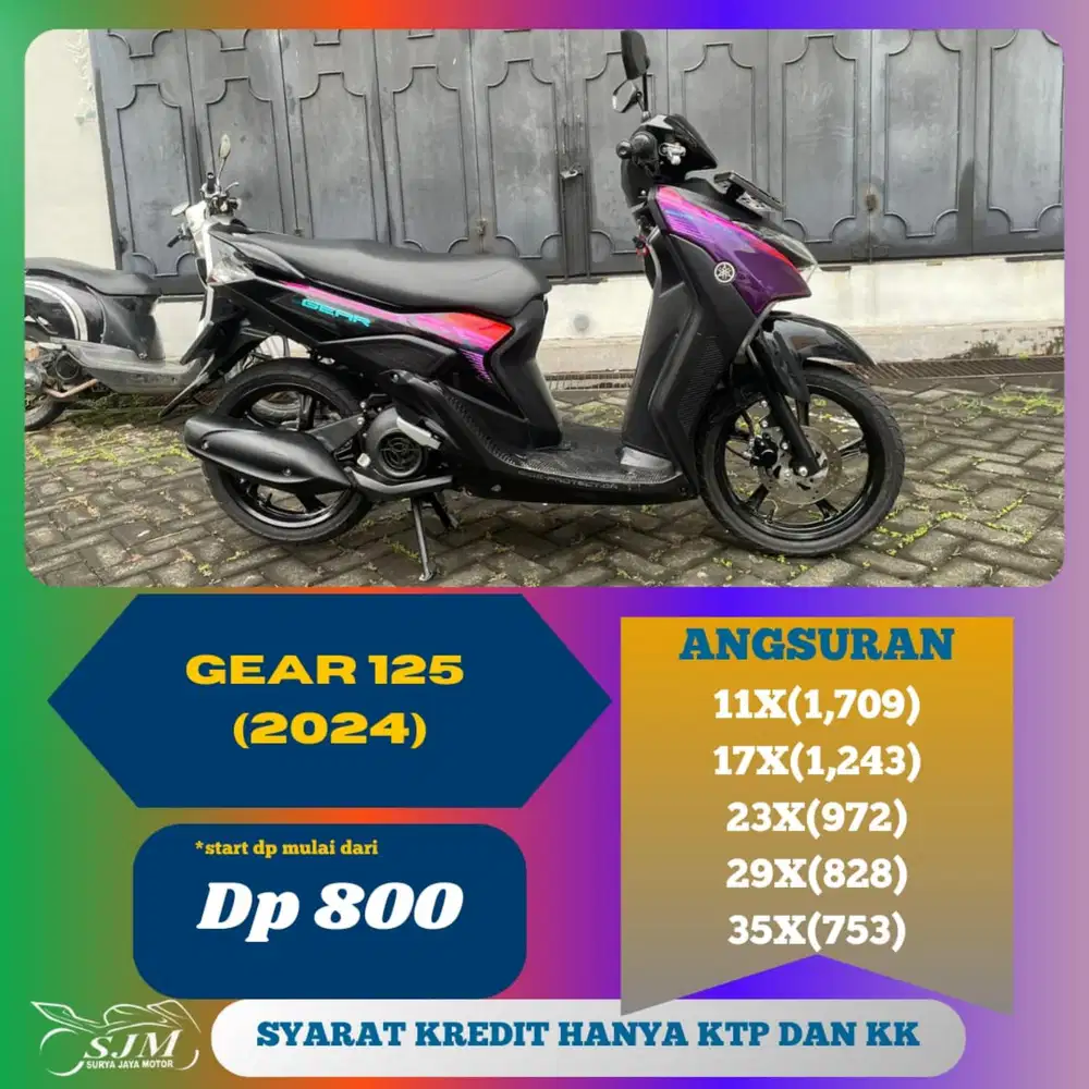 YAMAHA GEAR 125 2024 MESIN HALUS