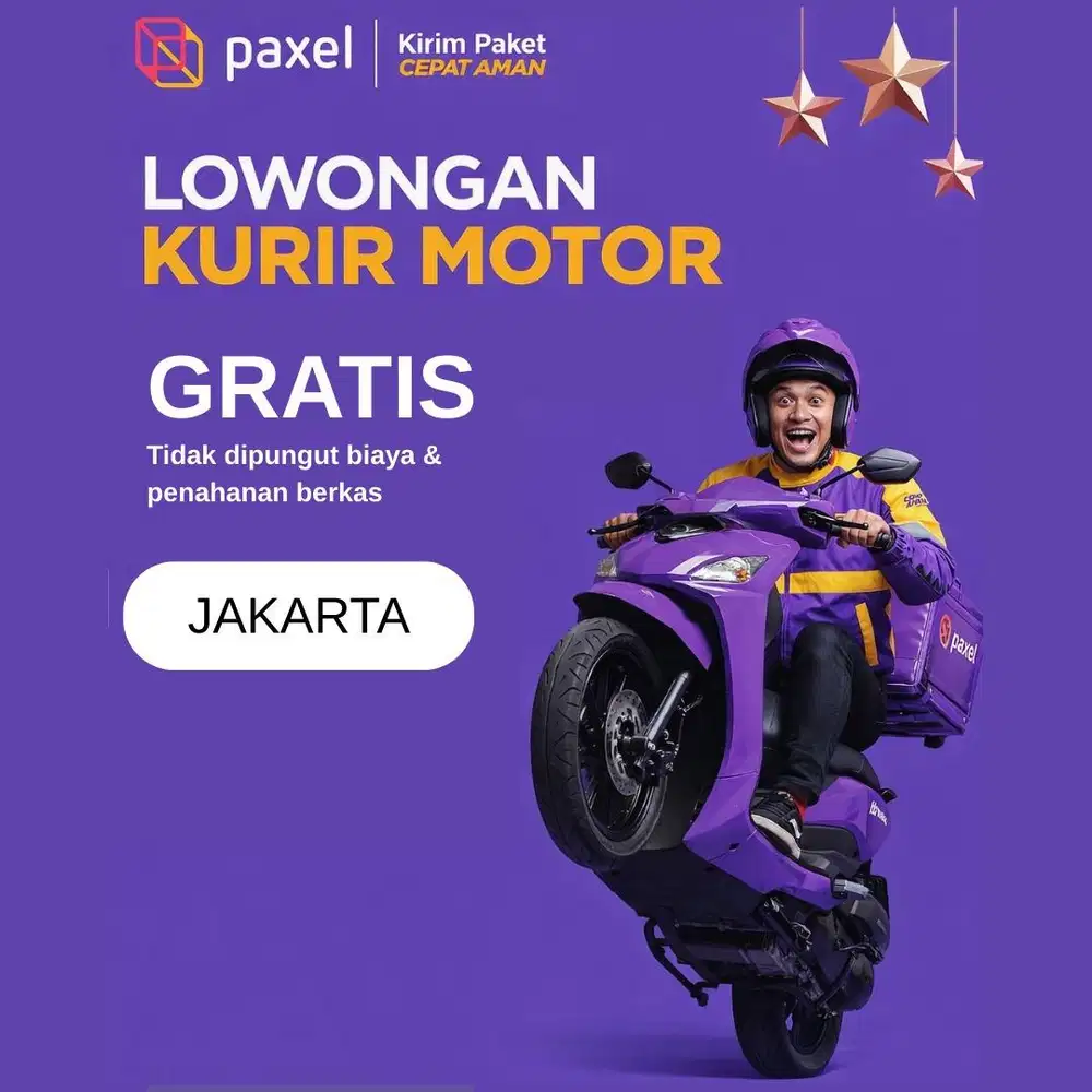 Lowongan Kurir Motor Paxel Jakarta