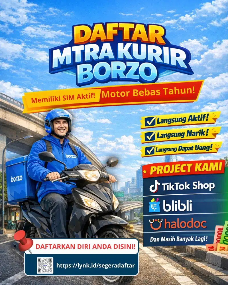 LOWONGAN MITRA KURIR BORZO