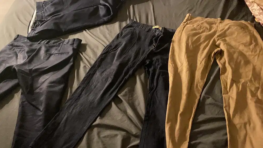 Celana bahan dan chino pria ambil smua aja