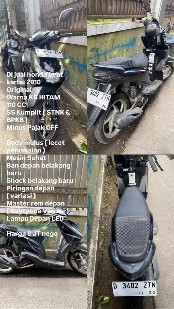 HONDA BEAT KARBU 2010