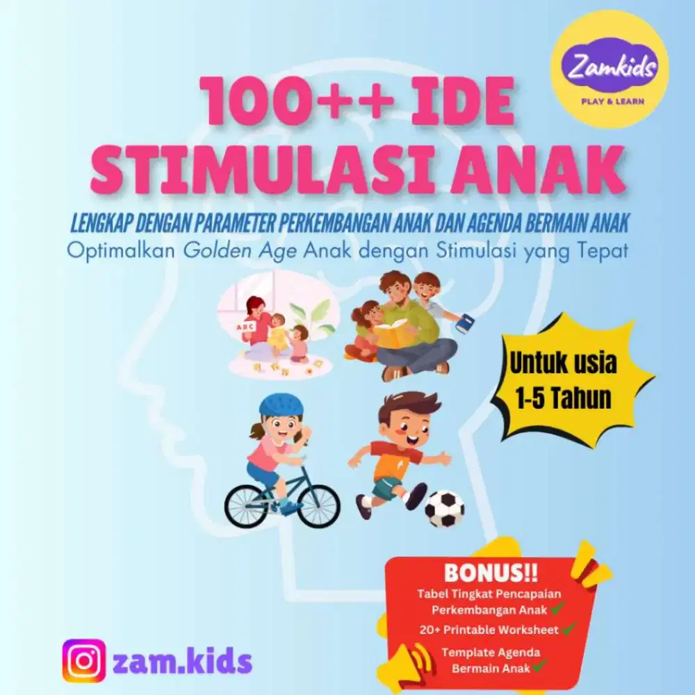 100++ IDE STIMULASI ANAK By Zamkids