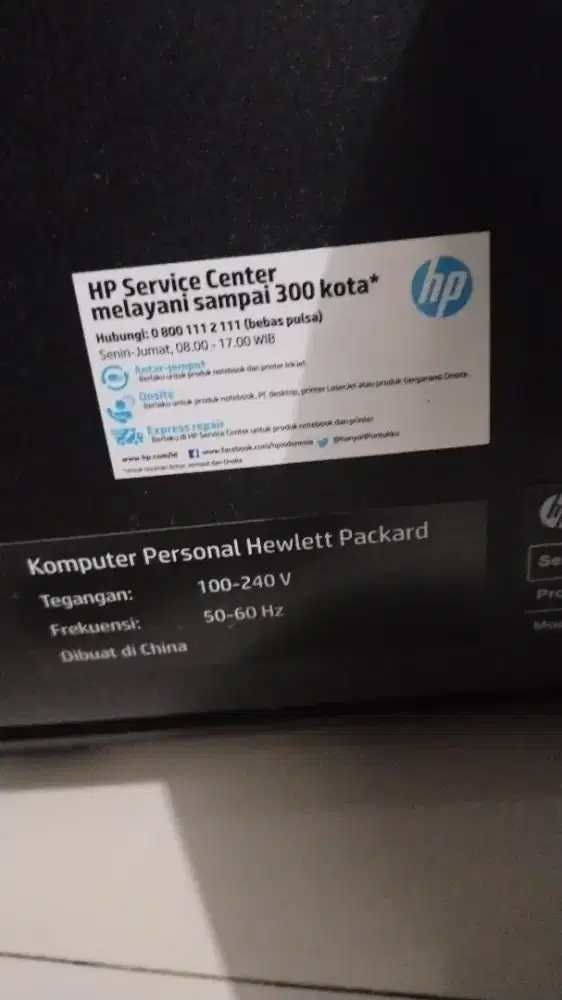 PC all in one merk hp