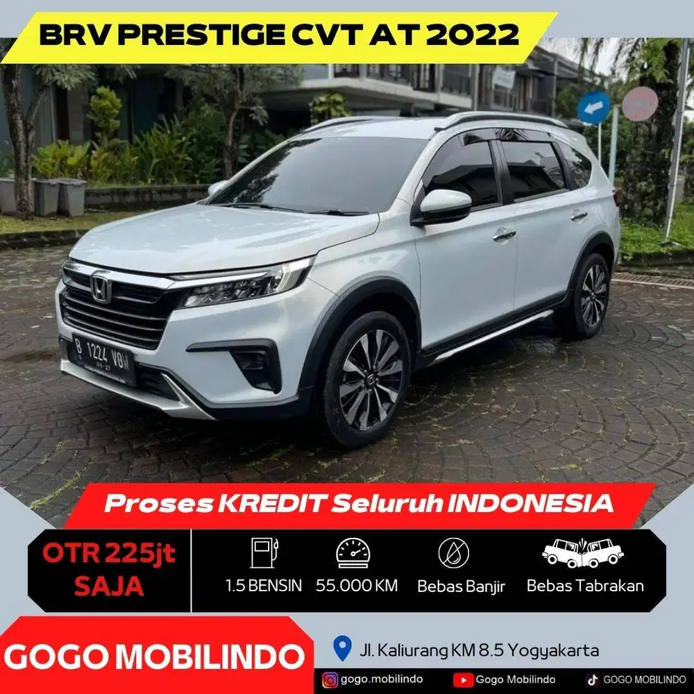 Honda BRV Prestige CVT Matic 2022 FAVORIT DP Minim Ertiga