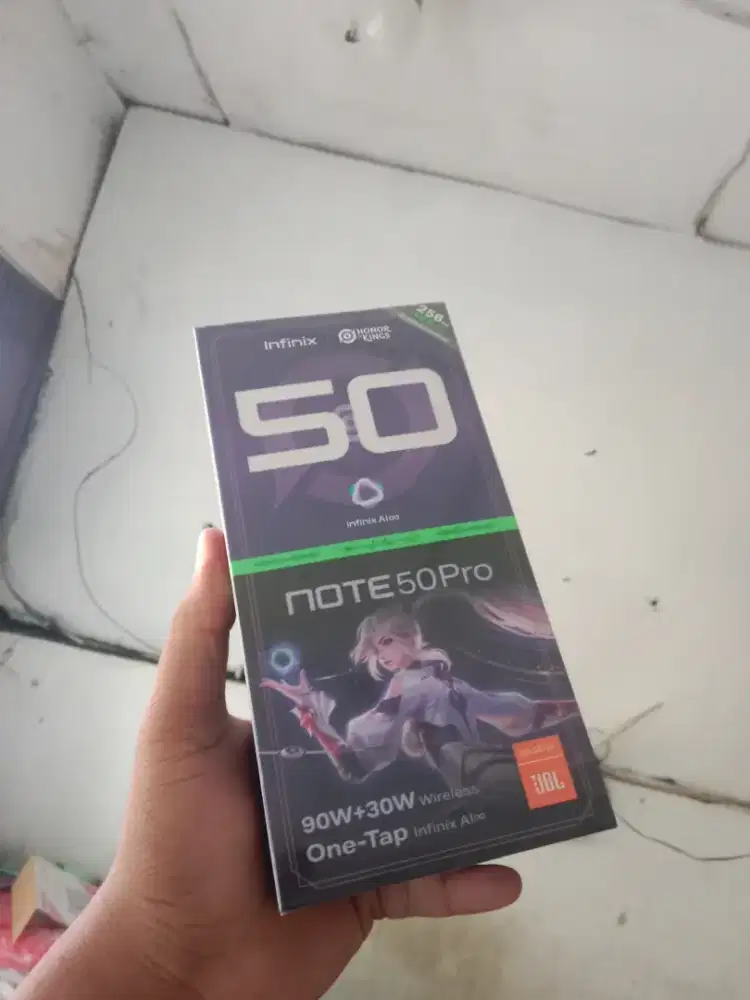 New infinix note 50 pro ram8/256 garansi resmi 1 tahun