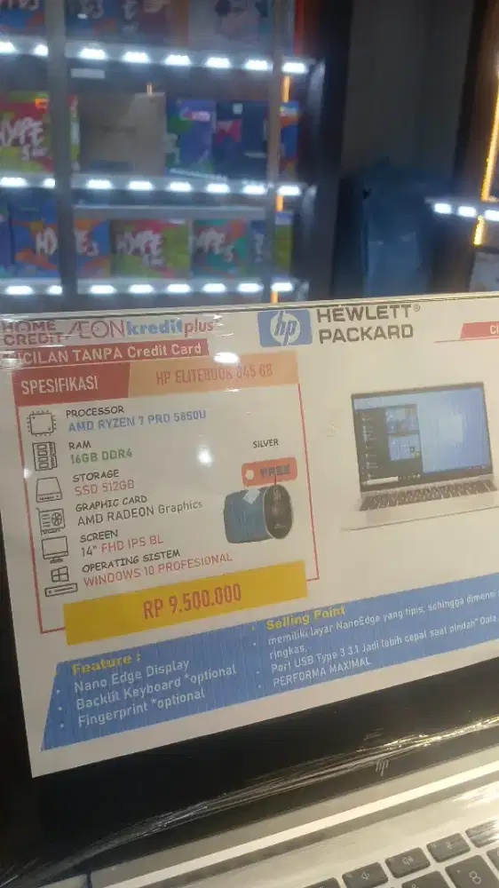 Promo cicilan laptop Hp bunga 0% free 2x cicilan