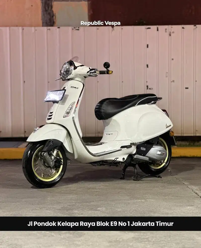 PIAGGIO VESPA PRIMAVERA 150 IGET ABS LED Tahun 2021 WARNA PUTIH