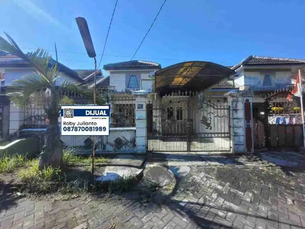 MURAH, Hitung Tanah, Rumah Permata safira Wiyung Dkt wbm