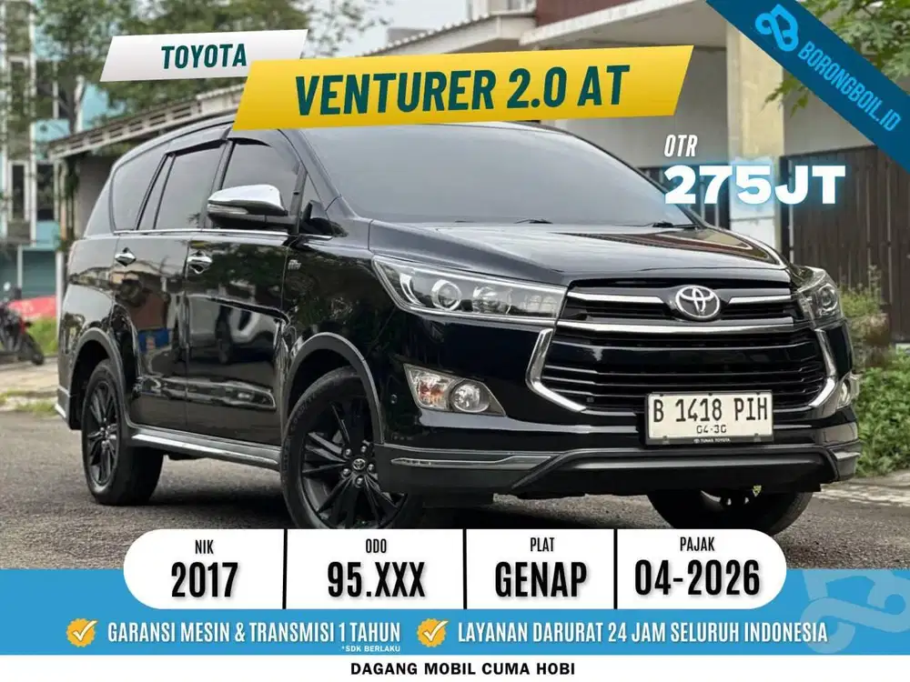 Toyota Innova Venturer 2.0 Bensin A/T 2017/2018 | Mitsubishi Xpander