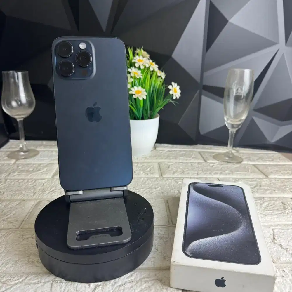 Iphone 15 pro max 256gb Ex ibox Fullset ori bisa COD dan TT