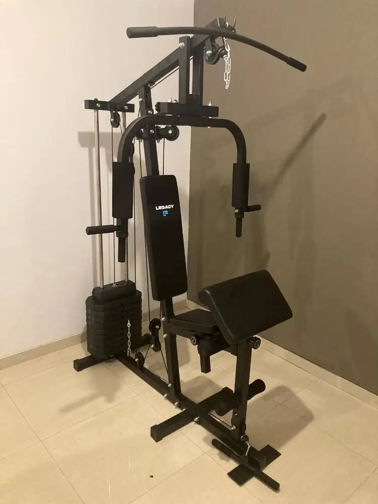 home gym 1 sisi 50kg murah siap rakitkan