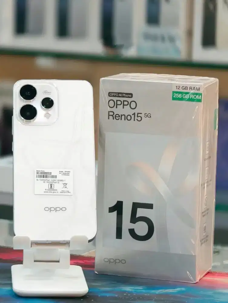 Oppo Reno 15 5G/ Gratis 2 Bln cicilan dan bunga hingga 0%