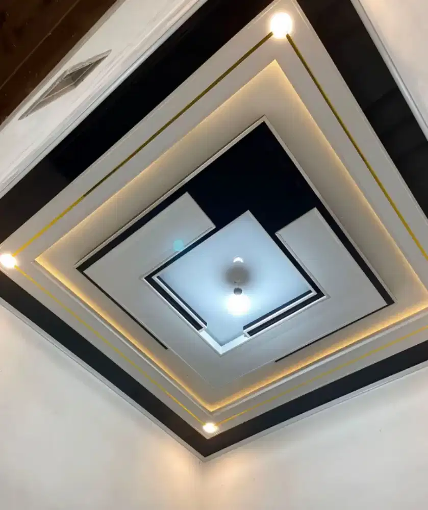 Plafon PVC terpasang