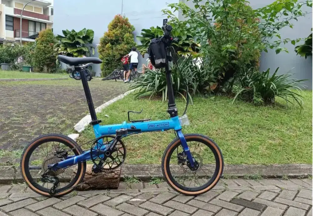Jual Sepeda Lipat 16 inch Pro Action Falcon sudah rem hidrolik disc