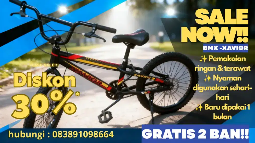 [FLASH SALE!] SEPEDA BMX XAVIOR LIKE NEW – SIAP TEMANI HARIMU!