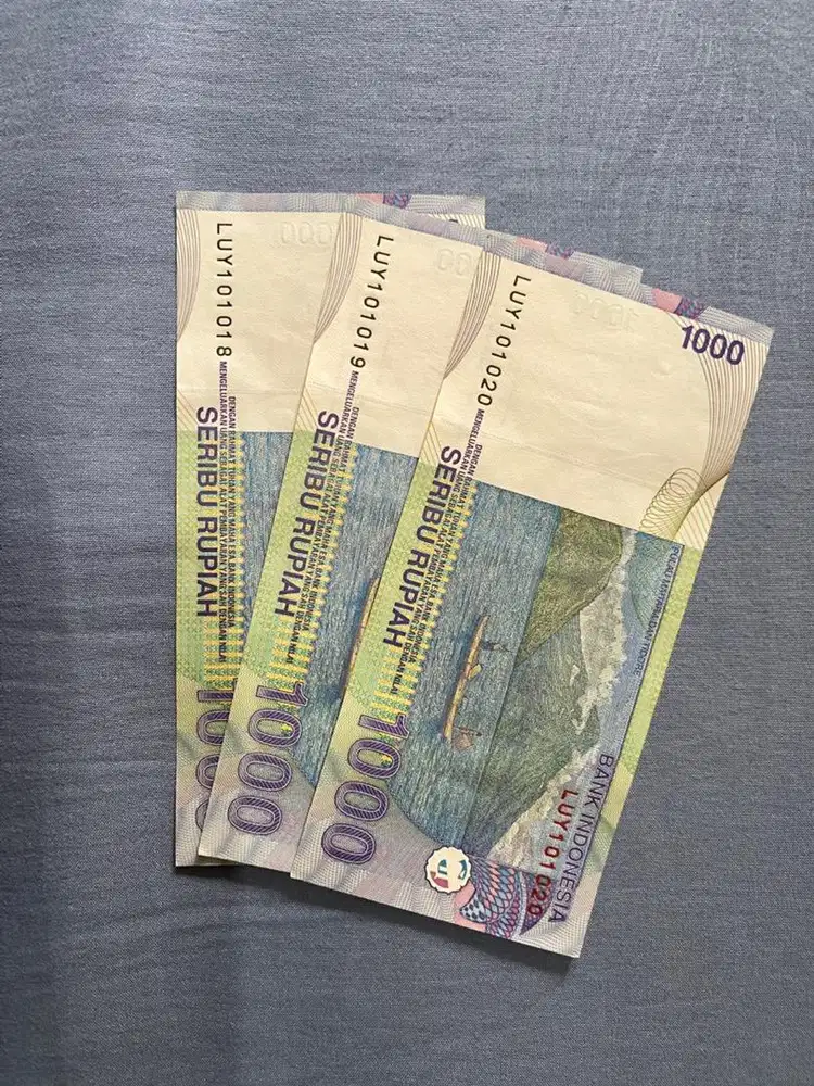 Uang kertas kuno 1000 rupiah Kapitan Pattimura