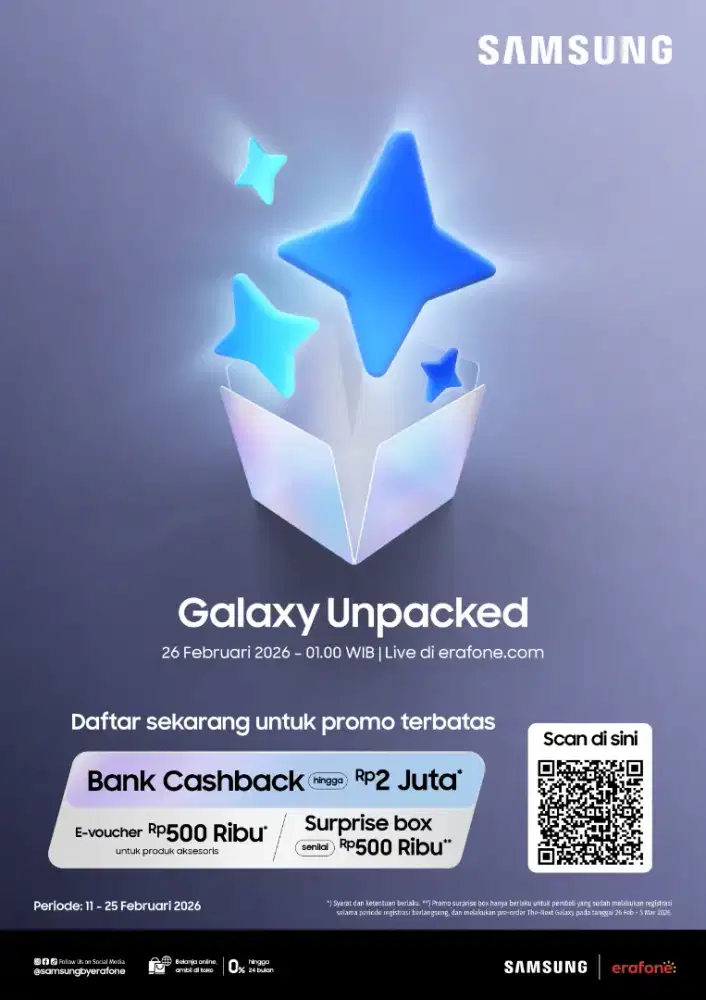 New galaxy Resgistrasi sekarang dan banefit upto 3jutaan