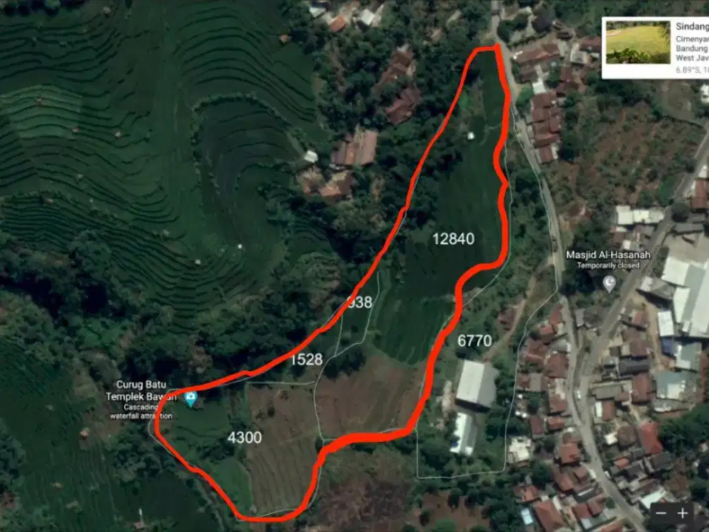 Dijual Tanah Luas 19.606 m² di Cimenyan – Cocok Perumahan Elit & Investasi