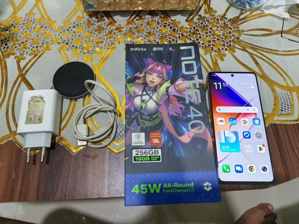 Infinix note 40 FULLSET